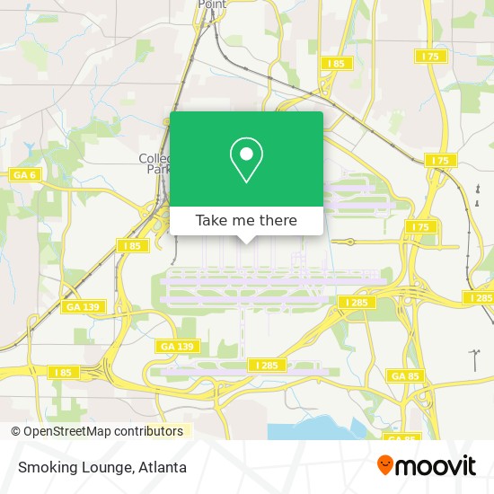 Mapa de Smoking Lounge