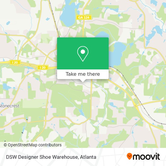 DSW Designer Shoe Warehouse map