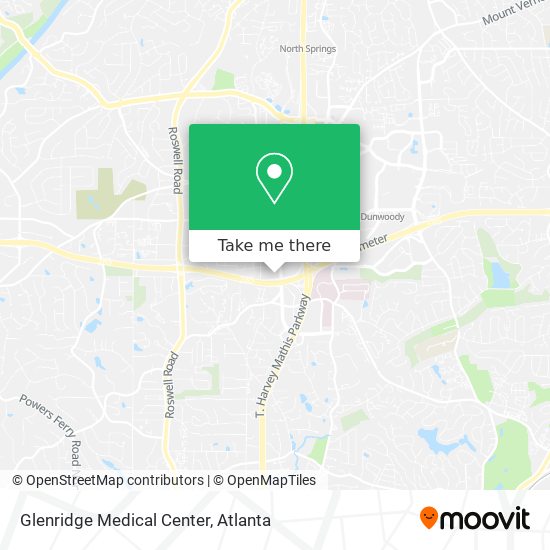 Glenridge Medical Center map