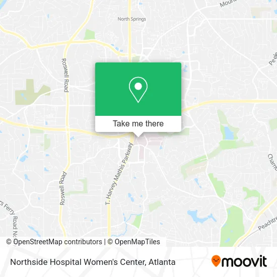 Northside Hospital Women's Center map
