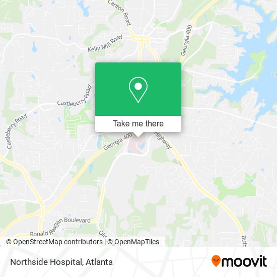 Northside Hospital map