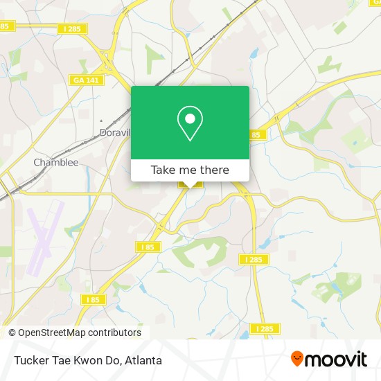 Mapa de Tucker Tae Kwon Do
