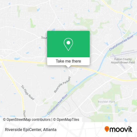 Riverside EpiCenter map