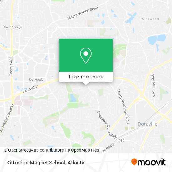 Mapa de Kittredge Magnet School