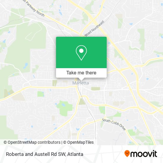 Roberta and Austell Rd SW map