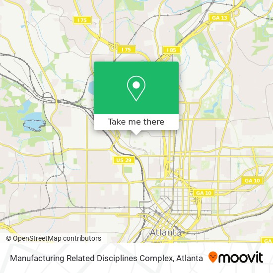 Mapa de Manufacturing Related Disciplines Complex