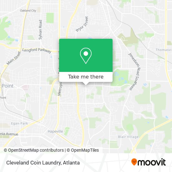 Cleveland Coin Laundry map