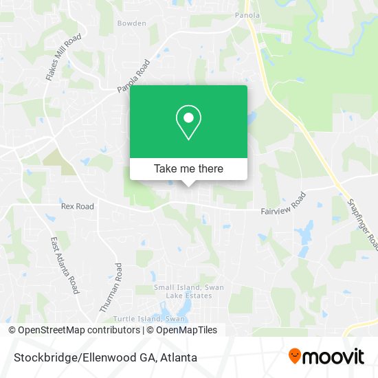 Mapa de Stockbridge/Ellenwood GA
