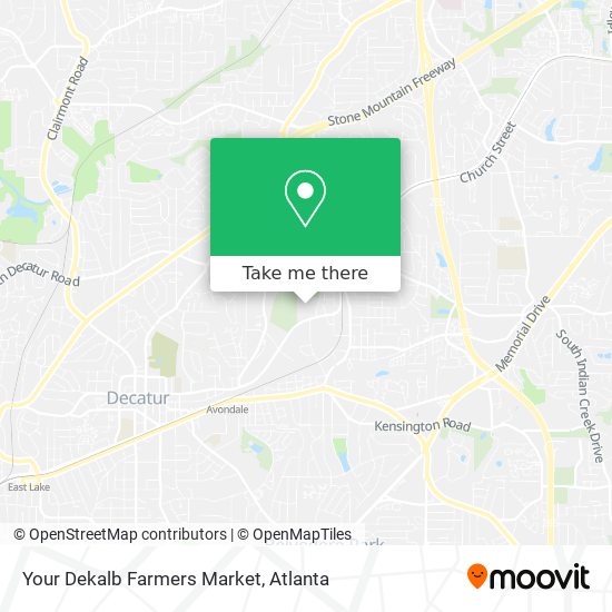 Mapa de Your Dekalb Farmers Market