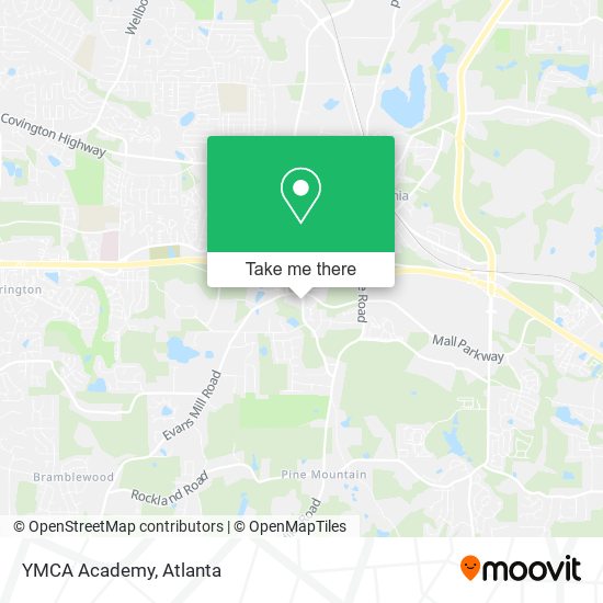 YMCA Academy map