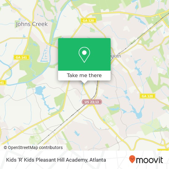 Kids 'R' Kids Pleasant Hill Academy map
