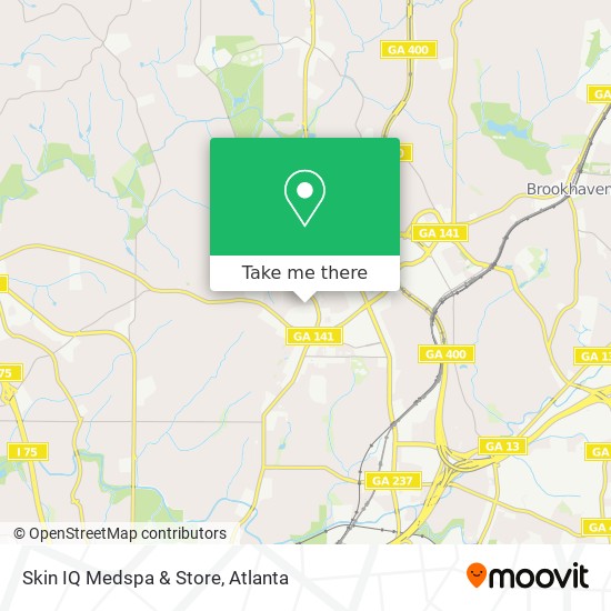 Mapa de Skin IQ Medspa & Store