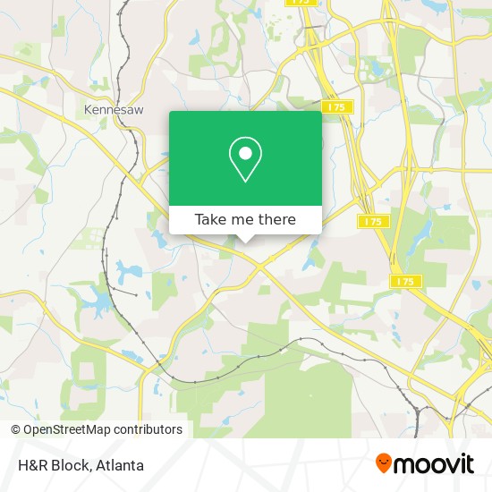 H&R Block map