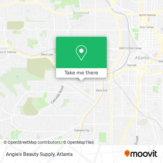 Angie's Beauty Supply map