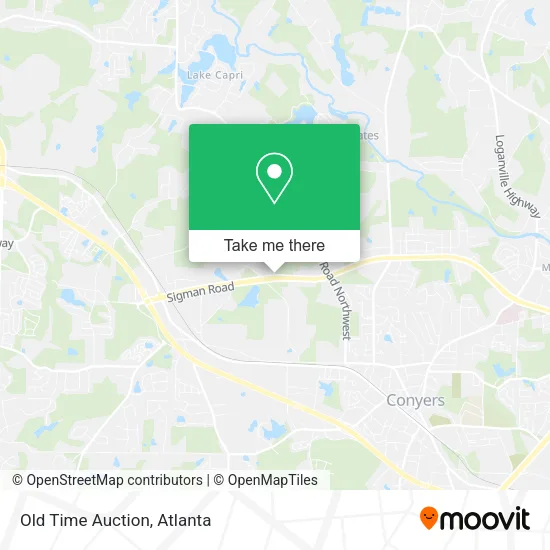 Old Time Auction map