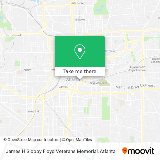 James H  Sloppy  Floyd Veterans Memorial map