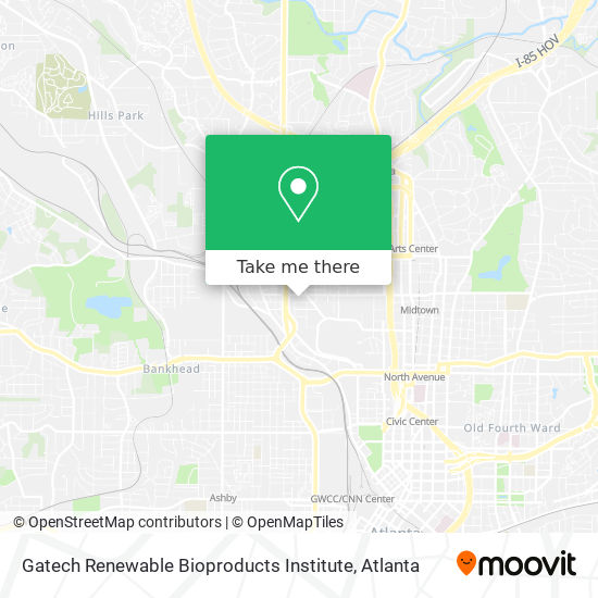 Gatech Renewable Bioproducts Institute map