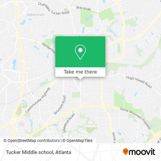 Tucker Middle school map