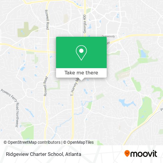 Mapa de Ridgeview Charter School