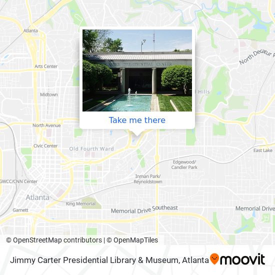Mapa de Jimmy Carter Presidential Library & Museum