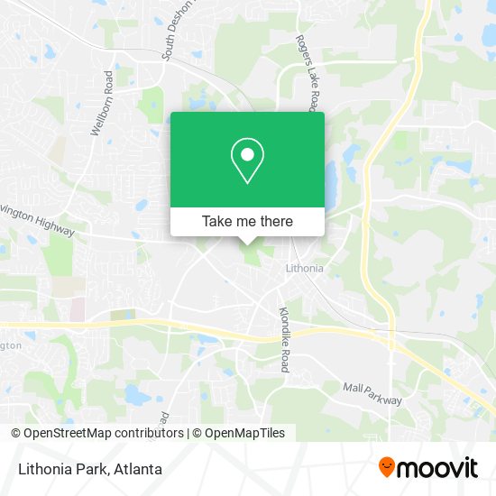 Mapa de Lithonia Park