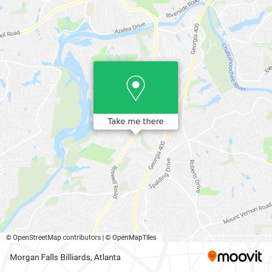 Morgan Falls Billiards map