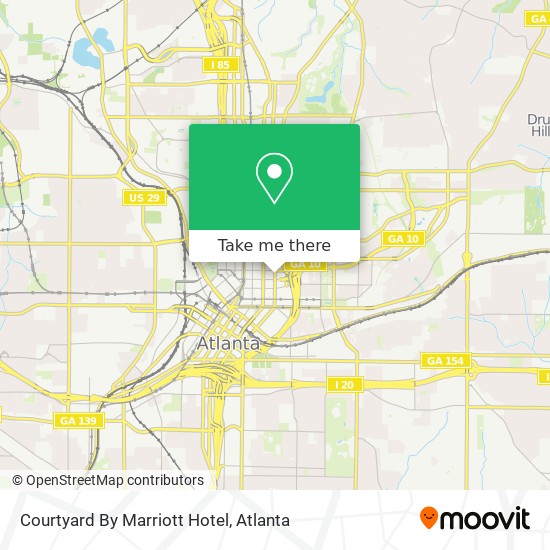 Mapa de Courtyard By Marriott Hotel