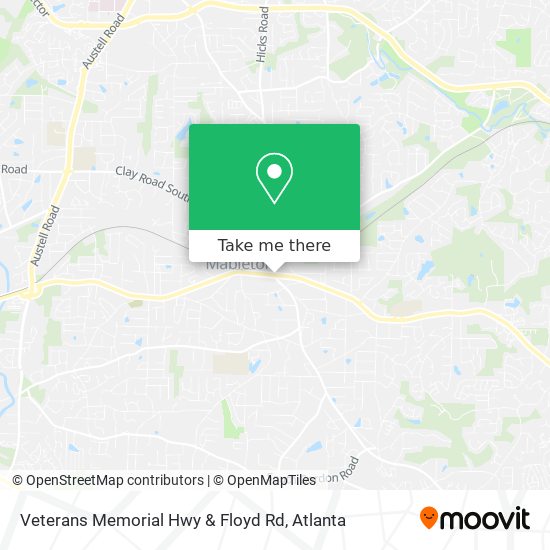 Mapa de Veterans Memorial Hwy & Floyd Rd