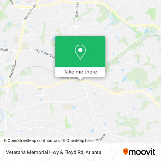 Veterans Memorial Hwy & Floyd Rd map