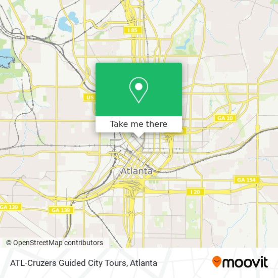 ATL-Cruzers Guided City Tours map