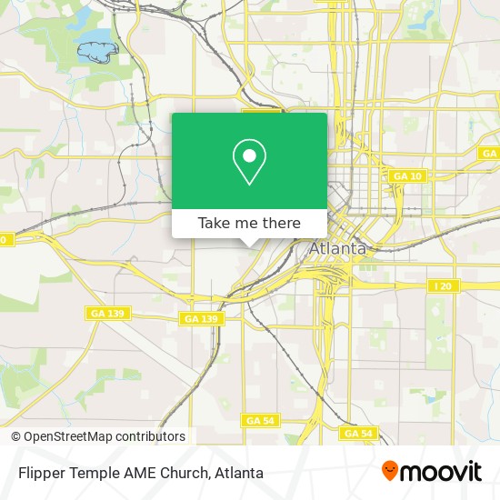 Mapa de Flipper Temple AME Church