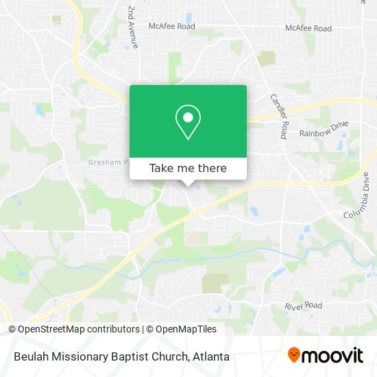 Mapa de Beulah Missionary Baptist Church