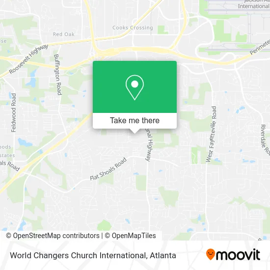 World Changers Church International map