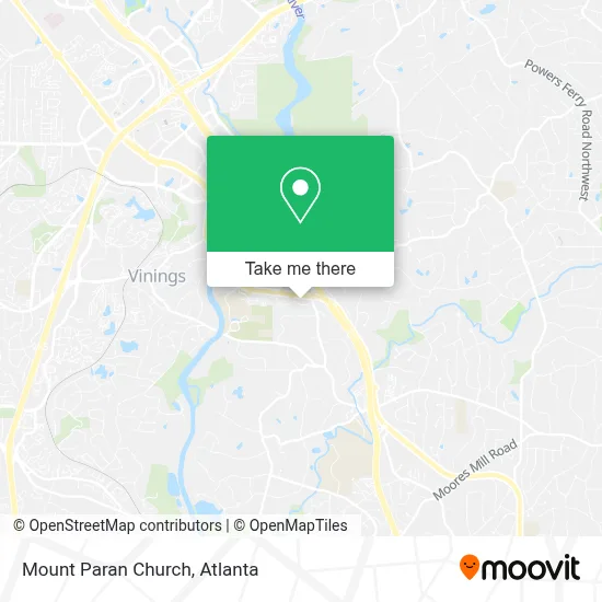 Mount Paran Church map