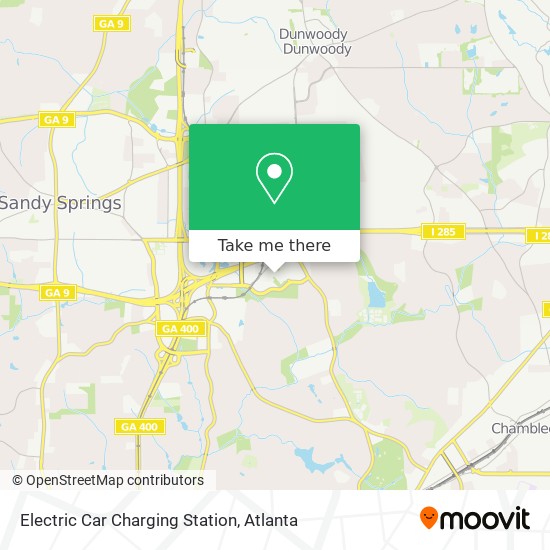 Electric Car Charging Station map