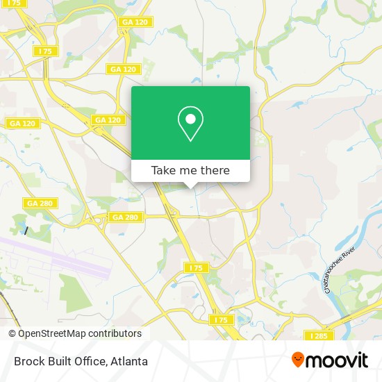 Mapa de Brock Built Office