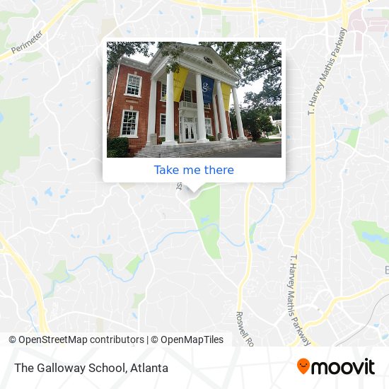 The Galloway School map