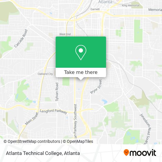 Mapa de Atlanta Technical College