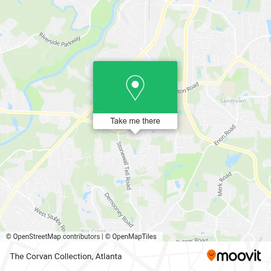 The Corvan Collection map