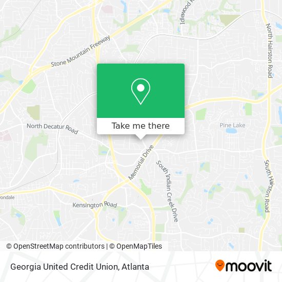 Georgia United Credit Union map