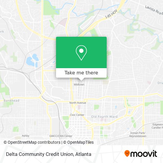 Mapa de Delta Community Credit Union