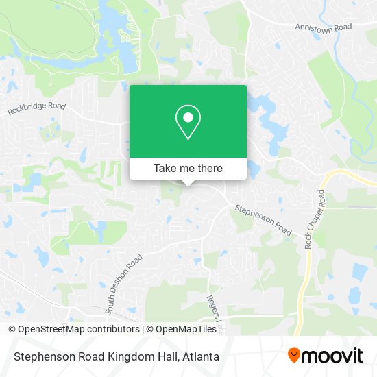 Stephenson Road Kingdom Hall map