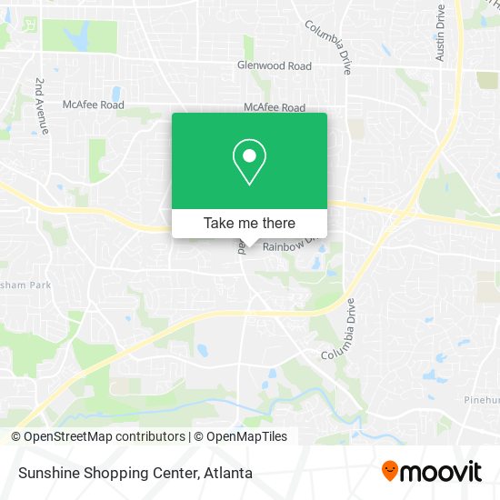 Sunshine Shopping Center map