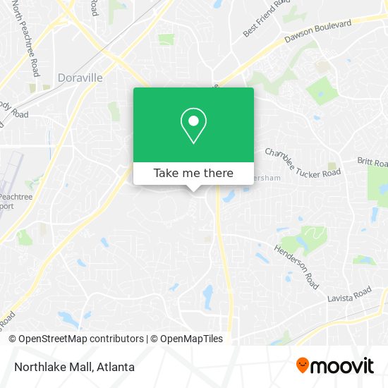 Northlake Mall map