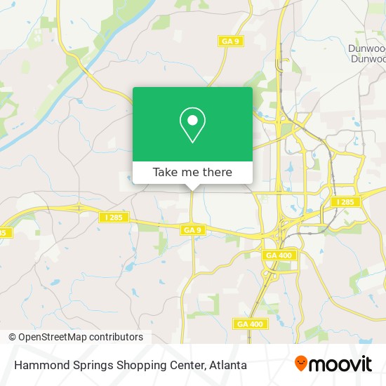 Hammond Springs Shopping Center map