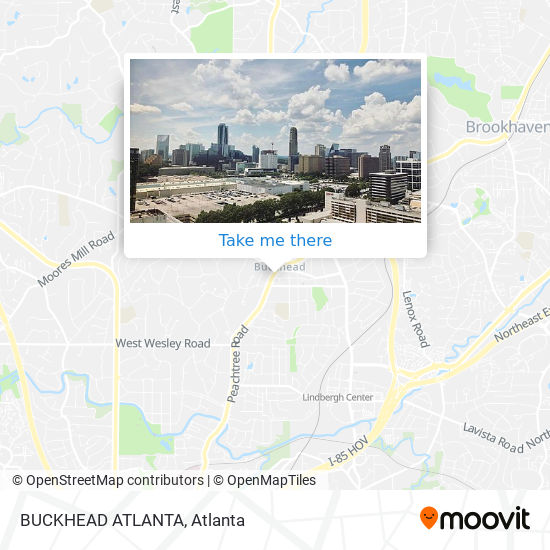 Mapa de BUCKHEAD ATLANTA