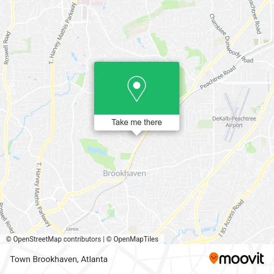 Town Brookhaven map