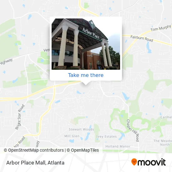 Arbor Place Mall Map How To Get To Arbor Place Mall In Douglasville By Bus?