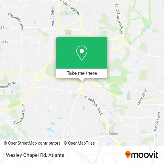 Wesley Chapel Rd map