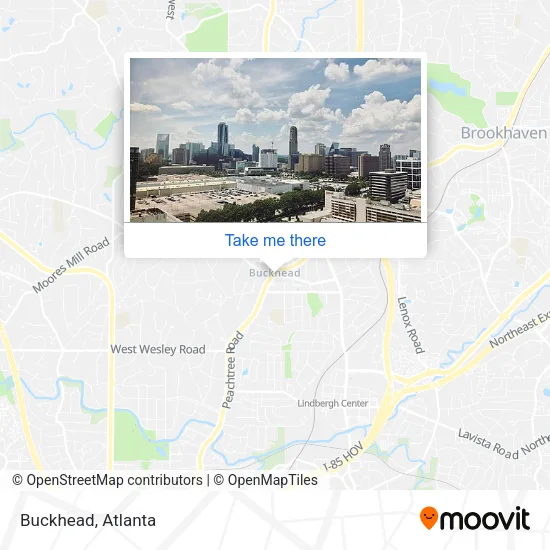 Mapa de Buckhead